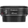 Canon EF 40mm f/2.8 STM Lens (6310B002) + Filter Kit + Lens Pouch + Cap Keeper + Cleaning Kit + More (Renewed) view 3