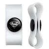 GRAPHICS & MORE Superman Steel Logo Headphone Earbud Cord Wrap - Charging Cable Manager - Wire Organizer Set of 2 - White view 1
