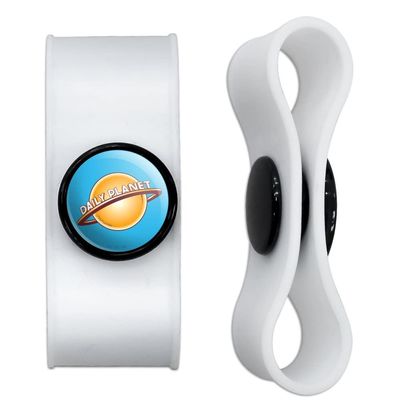GRAPHICS & MORE Superman Daily Planet Headphone Earbud Cord Wrap - Charging Cable Manager - Wire Organizer Set of 2 - White
