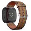 CJBROES Replacement Leather Watch Band, Compatible with Fitbit Versa 3 and Fitbit Sense of Wristband Bracelet Accessory - Ethnic Tribal Festive Fabric view 1