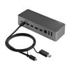 Star Tech.com USB-C & USB-A Dock - Hybrid Universal Laptop Docking Station w/ 100W Power Delivery - Dual Monitor 4K 60Hz HDMI & DisplayPort - Universal Hybrid USB-A USB-C Docking Station for U view 2