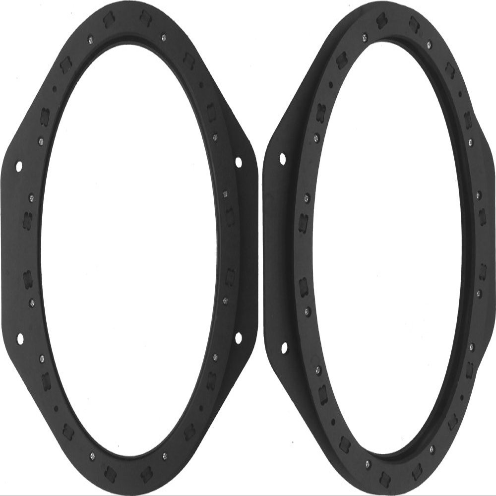 Exact Fit 6 x9 Front Door Speaker Adapters Compatible with Ford Expedition Explorer F150 F250 F350 F450 F550 F600 Lincoln Navigator - RSAK135_69-1 Pair