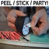 Big Shots Shooter Ski Kit, Peel-and-Stick Adhesive Mounts, No Tools Required, Fits All Standard Size Shot Glasses, 4 Mounts (Glow in The Dark) view 3