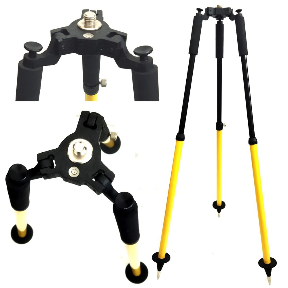 Surveying Tripod Flat Head With Centre Screw 5/8 x 11 male thread for laser auto level GPS GNSS surveying instruments accessories