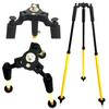 Surveying Tripod Flat Head With Centre Screw 5/8 x 11 male thread for laser auto level GPS GNSS surveying instruments accessories view 1