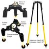 Surveying Tripod Flat Head With Centre Screw 5/8 x 11 male thread for laser auto level GPS GNSS surveying instruments accessories view 2