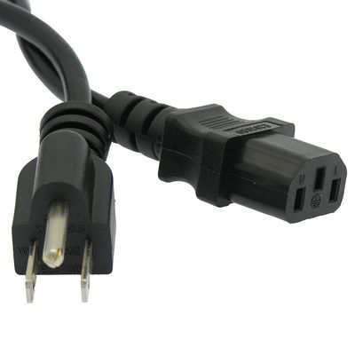 DIGITMON 3 Prong Universal Printer AC Power Cord for Brothers HL-L3230CDW Laser Printer (6 Feet, Black)