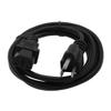 DIGITMON 3 Prong Universal Printer AC Power Cord for Brothers HL-L3230CDW Laser Printer (6 Feet, Black) view 2