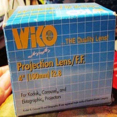 Wiko 4" 100mm f2.8 Flat Field Projection Lens for Carousel and Ektagraphic Slide Projector