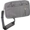 Navitech Grey Sleek Water Resistant Travel Bag - Compatible with Sylvania 13.3-" 720p Portable DVD Player view 1