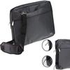Navitech Black Sleek Water Resistant Travel Bag - Compatible with Diyeeni 9.8" Portable DVD Player view 3