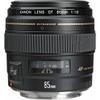Canon EF 85mm f/1.8 USM Lens (2519A003) + Filter Kit + Backpack + 64GB Card + Lens Pouch + Card Reader + Flex Tripod + Memory Wallet + Cap Keeper + Cleaning Kit + Hand Strap + More (Renewed) view 2