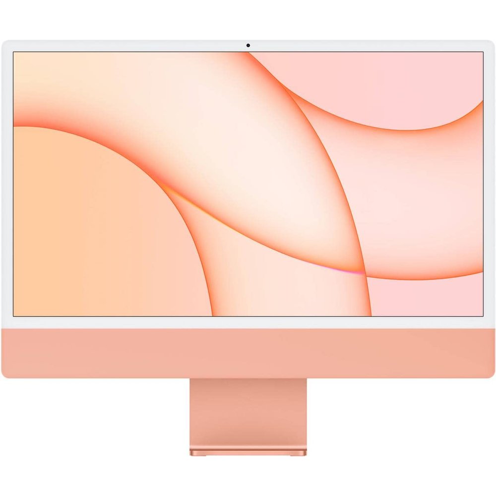 Apple 2021 iMac with Apple M1 Chip with 8-core CPU, 24-inch, 8GB RAM, 256GB SSD Storage, Orange (Renewed)