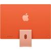 Apple 2021 iMac with Apple M1 Chip with 8-core CPU, 24-inch, 8GB RAM, 256GB SSD Storage, Orange (Renewed) view 2