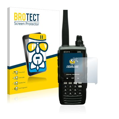 Bedifol BROTECT AirGlass Glass Screen Protector for Aor AR-DV10, Extra-Hard, Ultra-Light, Screen Guard