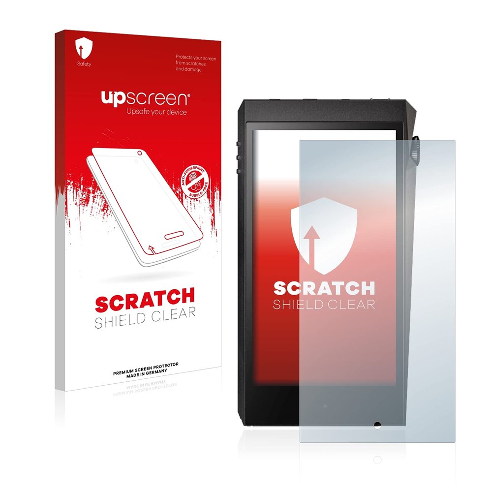 Bedifol upscreen Scratch Shield Clear Screen Protector for Astell&Kern A&Ultima SP2000T, Strong Scratch Protection, High Transparency, Multitouch Optimized