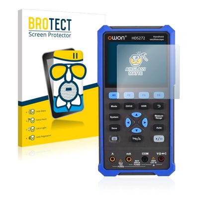 Bedifol BROTECT AirGlass Matte Glass Screen Protector for Owon HDS 200 Series, Extra-Hard, Ultra-Light, Anti-Glare, Anti-Fingerprint