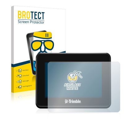Bedifol BROTECT AirGlass Matte Glass Screen Protector for Trimble GFX-350, Extra-Hard, Ultra-Light, Anti-Glare, Anti-Fingerprint