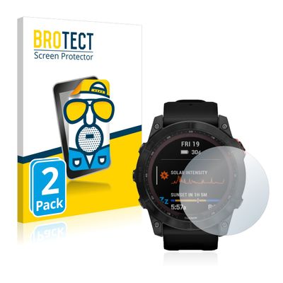 Bedifol 2X BROTECT Matte Screen Protector for Garmin Fenix 7X (51 mm), Matte, Anti-Glare, Anti-Scratch