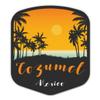 Squiddy Cozumel Mexico - Vinyl Sticker for Car, Laptop, Notebook (5" Tall) view 1
