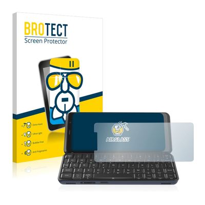Bedifol BROTECT AirGlass Glass Screen Protector for Planet Computers Astro Slide 5G, Extra-Hard, Ultra-Light, Screen Guard