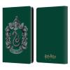 Head Case Designs Officially Licensed Harry Potter Slytherin Crest Chamber of Secrets I Leather Wallet Case Compatible with Kindle Paperwhite 5 (2021) view 1