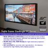 Elite Screens 106-Inch ALR Projector Screen 16:9, 4K/8K UHD, 95% Ambient Light Rejection, ISF-Certified Material, Fixed Frame Wall Mounted, Sable Frame StarBright 9 Series, ER106H-SB9 view 4