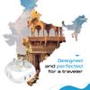 Ceptics India, Pakistan Travel Adapter - 4 Input - Ultra Compact - Light Weight - USA to Any Type D Countries Such as Bangladesh, Maldives and More - 4 Pack (PT-10-4PK) view 4