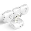 Ceptics Australia, New Zealand, China Travel Plug Adapter by - 4 Input - USA to Any Type I Countries Such as New Zealand, Argentina and More - 4 Pack (PT-16), White (PT-16-4PK) view 1