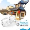Ceptics Australia, New Zealand, China Travel Plug Adapter by - 4 Input - USA to Any Type I Countries Such as New Zealand, Argentina and More - 4 Pack (PT-16), White (PT-16-4PK) view 4