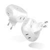 Ceptics European Travel Plug Adapter Europe Power Adaptor Charger 4 Input - Ultra Compact - Light Weight - USA to Any Type C Countries Such as Italy, Iceland, Austria and More - 2 Pack (PT-9C) view 1