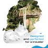 Ceptics European Travel Plug Adapter Europe Power Adaptor Charger 4 Input - Ultra Compact - Light Weight - USA to Any Type C Countries Such as Italy, Iceland, Austria and More - 2 Pack (PT-9C) view 4