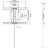 Equip 650331 Soporte de Pared para Pantalla 37-80 Inch de Pared with Rotacin 360 VESA 600 x 400 Max 50 kg view 3