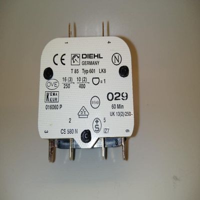 Diehl or Poltic Spring Wound Timer 60 MIN Tanning Bed Type 601
