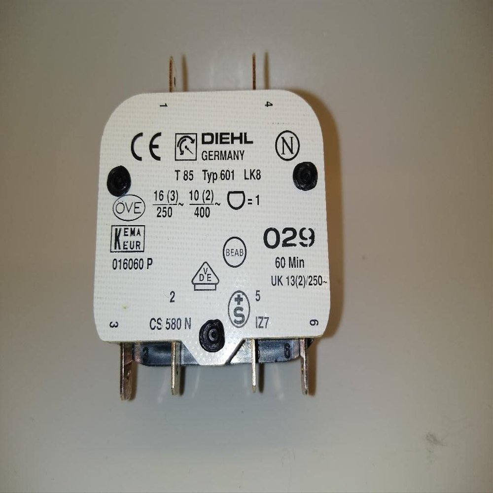 Diehl or Poltic Spring Wound Timer 60 MIN Tanning Bed Type 601
