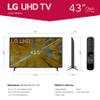 LG UHD UQ75 Series 43 (43UQ7590PUB, 2022), Black view 3