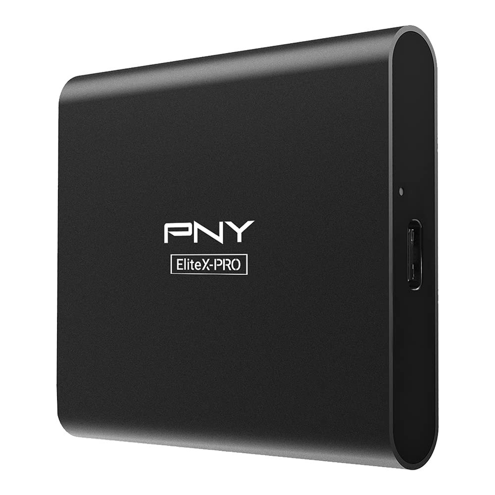 PNY EliteX-PRO 1TB USB 3.2 Gen 2x2 Type-C Portable Solid State Drive (SSD) (PSD0CS2260-1TB-RB)