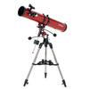 AmScope Reflector EQ Telescope with Equatorial Mount, 114mm Aperture, 900mm Focal Length, Stainless Steel Tripod and Red Dot Finder view 1