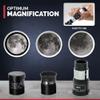 AmScope Refractor EQ Telescope with Equatorial Mount, 70mm Aperture, 900mm Focal Length, Stainless Steel Tripod and Red Dot Finder view 3