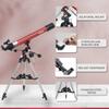 AmScope Refractor EQ Telescope with Equatorial Mount, 80mm Aperture, 900mm Focal Length, Stainless Steel Tripod and Red Dot Finder view 2
