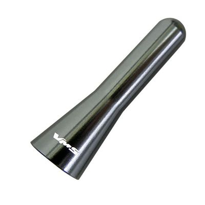 VMS RACING 50mm 2 inch Gunmetal Short CNC Machined Billet Aluminum Antenna Compatible with BMW Motorcycle K1600GT K1600GT R1200RT Also Called Gun Metal Dark Silver Gray Grey