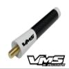 VMS RACING White with Black Real Carbon Fiber CNC Machined Billet Aluminum Short 3 inch Antenna Compatible with BMW Motorcycle K1600GT K1600GT R1200RT view 3