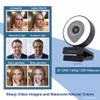 Content Creator Kit Advanced+ for Streaming on YouTube, TikTok, Instagram, Facebook, OBS, Streamlabs, XSplit (LED Ring Light with Stand, Webcam, USB Studio Microphone) view 3