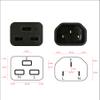 greenDracaena Dracaena 10 Pack PDU UPS Power IEC Male C14 to Female C19 Adapter IEC Connector view 2
