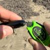 Line Cutterz Patented Dual Hybrid Ceramic Cutter + Stainless Steel Micro Scissors Fishing Line Snipper - Green view 4