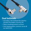 Kensington Slim N17 2.0 Keyed Dual Head Laptop Lock for Wedge-Shaped Slots (K60508WW) view 4