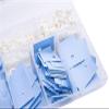 Zinoe Qinlu-Washers for Screws 300Pcs TO-220 to-3 Bushing Transistor Insulation Pads Silicone Heatsink Shim Washer for Laptop CPU GPU, for Home Decoration, Factories Repair view 2