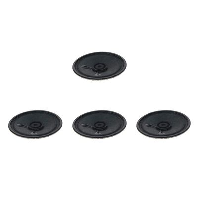 Aicosineg 4Pcs DIY Magnetic Speaker 1W 8 Ohm 57mm Diameter Round Shape Replacement Loudspeaker