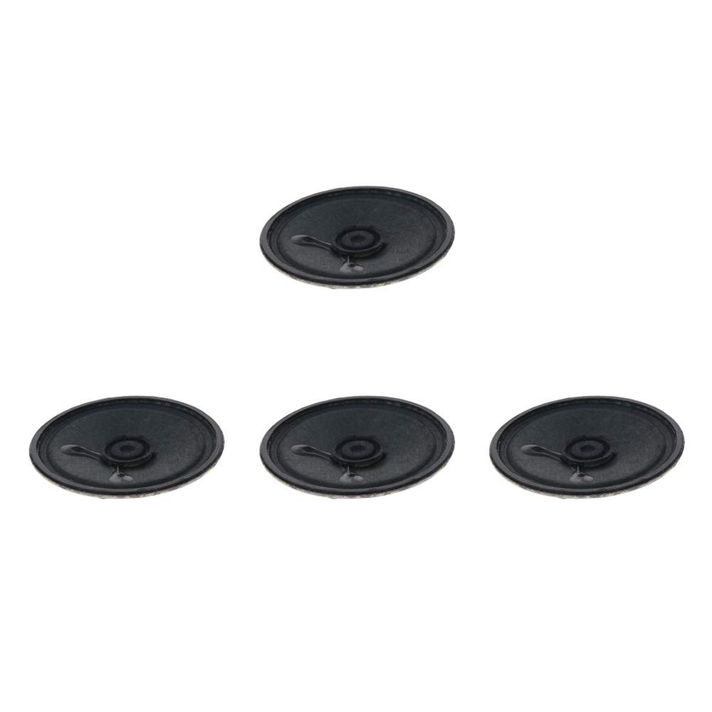 Aicosineg 4Pcs DIY Magnetic Speaker 1W 8 Ohm 57mm Diameter Round Shape Replacement Loudspeaker