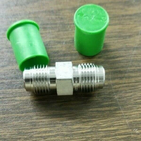 SS-4-VCR-6-DMP SWAGELOK 316 STAINLESS STEEL VCR FACE SEAL FITTING 14 IN DOUBLE MALE UNION B